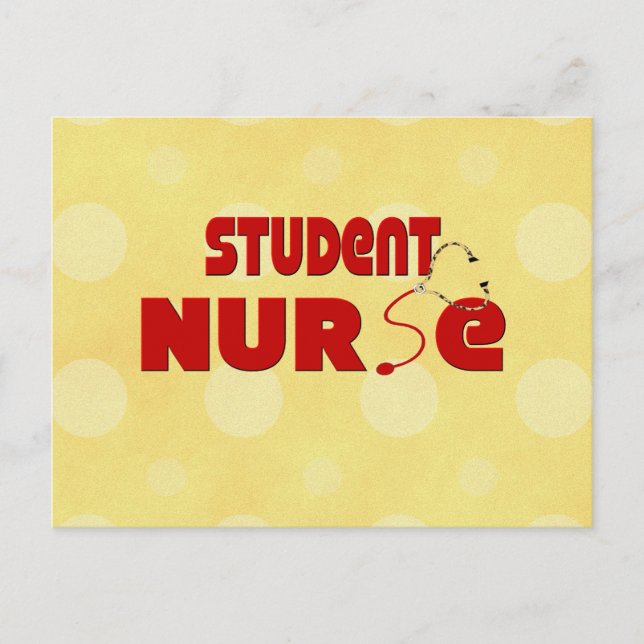Sjuksköterskestudent Vykort (Framsida)