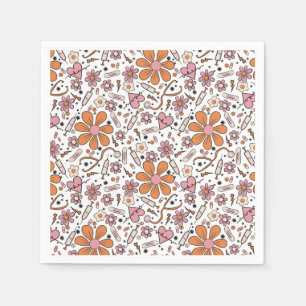 SjuksköterskeStudentfest Tallrikar, Healthcare Tal Pappersservett