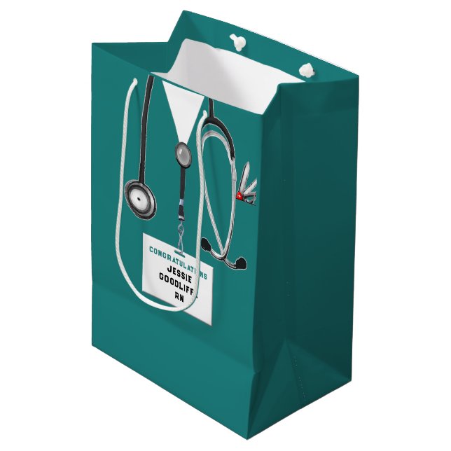 Sjuksköterskeutbildning Examen Medelstor presentpå (Framsidan Vinklad)