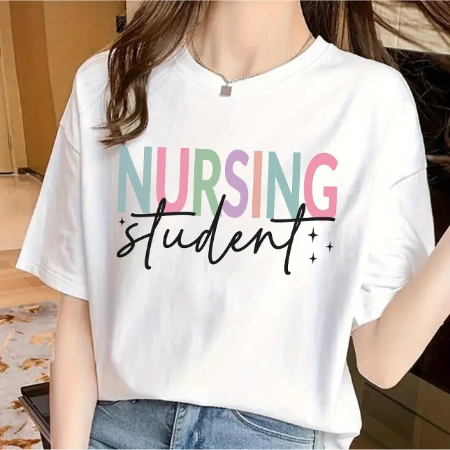 Sjuksköterskeutbildnings T-shirt, Presentidé till  T Shirt (nurse student shirt, nursing student tee, school nurse shirt, nursing school gift, nurse in training)