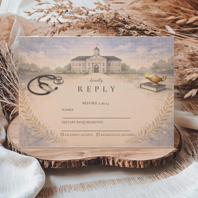 Sjuksköterskeutflygningsceremoni examen OSA kort (Skapare uppladdad)