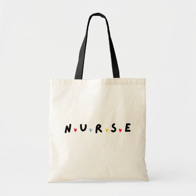 Sjuksköterskevänner Inspired Tote Bag Tygkasse (Framsidan)