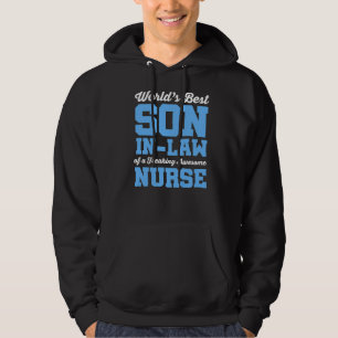 Sjuksköterskevärldens bästa son i lagen om en vila hoodie