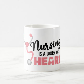 Sjuksköterskeverksamhet är ett hjärt-Kopp-gåva Kaffemugg