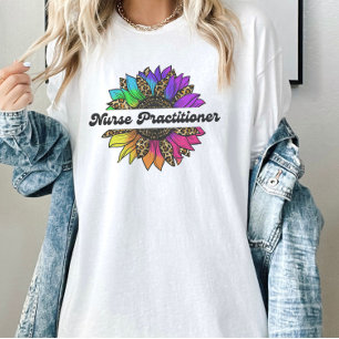 Sjuksköterskeyrket Rainbow Solros T Shirt