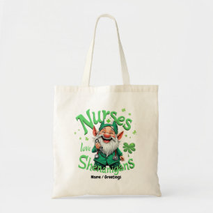 Sjuksköterskor älskar bus St. Patrick's Day firand Tygkasse