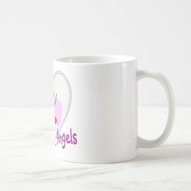 Sjuksköterskor är änglar kaffemugg (Höger)