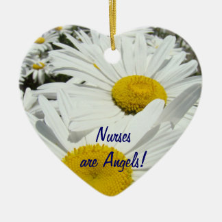 Sjuksköterskor är änglar! presenter Valentines Tus Julgransprydnad Keramik