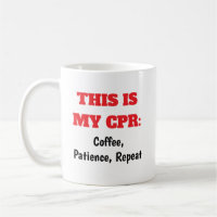 Sjuksköterskor CPR Coffee Patient Repeat Coffee Mu