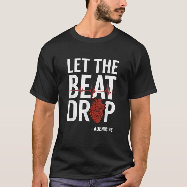 Sjuksköterskor får släppa Adenosine RN T Shirt (Framsida)