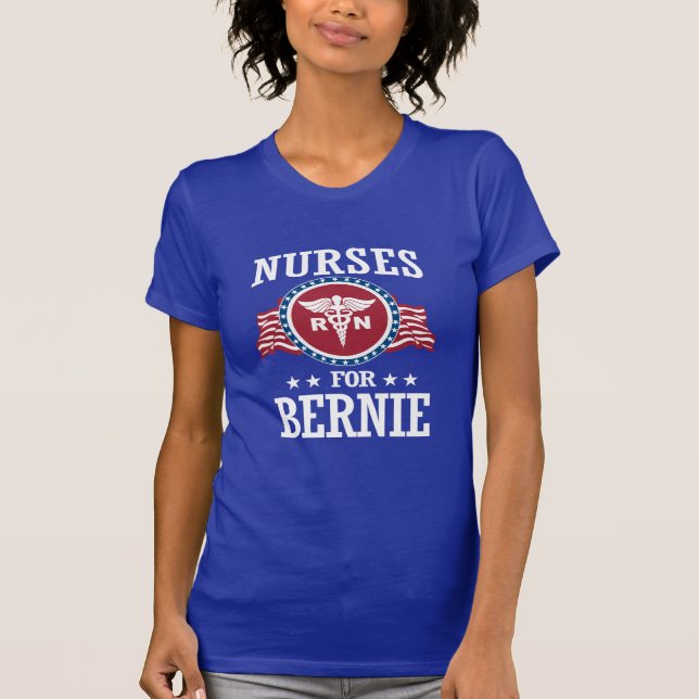 SJUKSKÖTERSKOR FÖR BERNIE SLIPMASKINER T-SHIRT (Framsida)