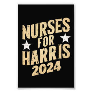 Sjuksköterskor För Harris 2024 USA Fototryck