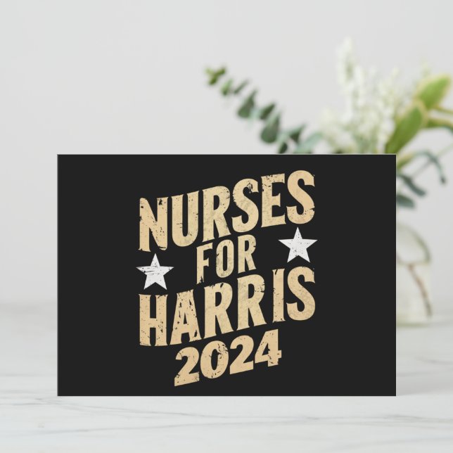 Sjuksköterskor för Harris 2024 USA Inbjudningar (Stående Fram)
