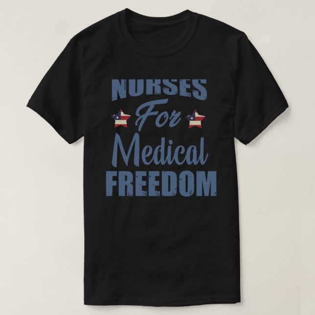 Sjuksköterskor för medicinsk frihet, amerikansk Fl T Shirt (Design framsida)