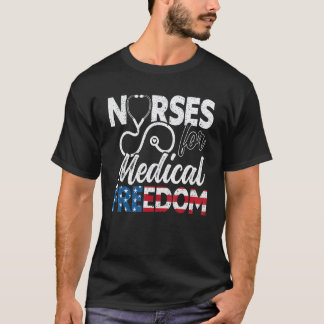 Sjuksköterskor för medicinsk frihet för att stoppa t shirt