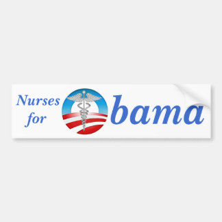 Sjuksköterskor för Obama 2012 Bildekal