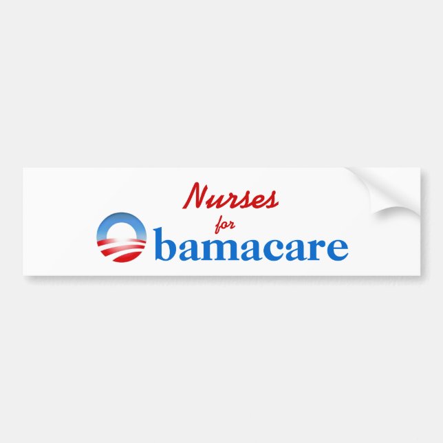 Sjuksköterskor för Obamacare Bildekal (Framsidan)