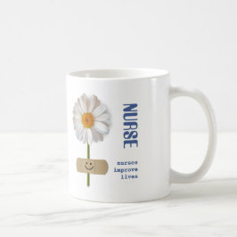 Sjuksköterskor förbättrar livet. Anpassat namn för Kaffemugg