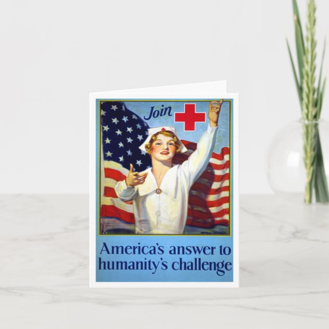 Sjuksköterskor - Förenta staternas svar på mänskli Tack Kort (Framsida)