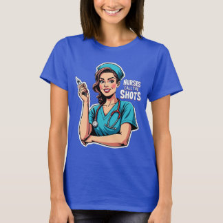 Sjuksköterskor Ge de bästa skotten T Shirt