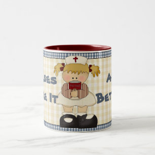 Sjuksköterskor gör allt bättre kaffe Mugg