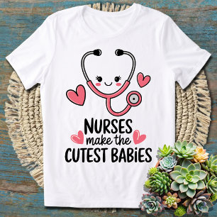 Sjuksköterskor gör Cutest Spädbarn - Lönt sjuksköt T Shirt