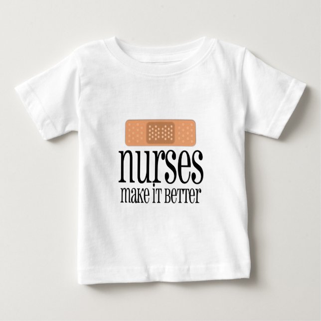 Sjuksköterskor gör det förbättrar, förbinder tee shirt (Framsida)