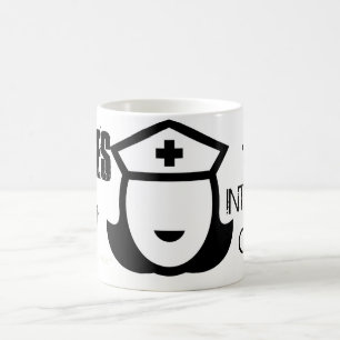 Sjuksköterskor gör det med intensivvård kaffemugg