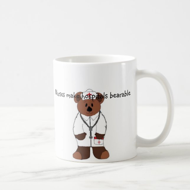 Sjuksköterskor gör sjukhus.. kaffemugg (Höger)