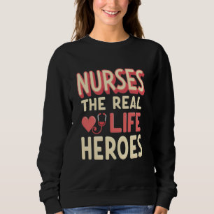 Sjuksköterskor i Real Life Heroes - Retro 70's Sti T Shirt