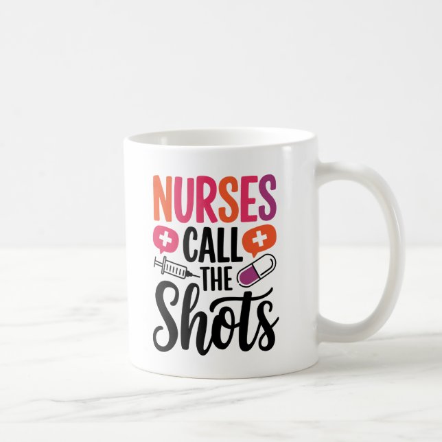 "Sjuksköterskor kallar på Shots Kaffemugg (Höger)