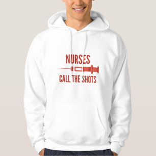 Sjuksköterskor kallar på stöttorna hoodie