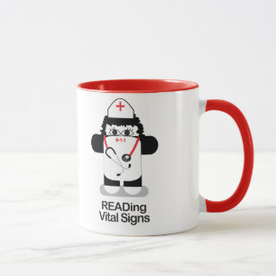 Sjuksköterskor LÄSTE livsviktigt tecken Mugg