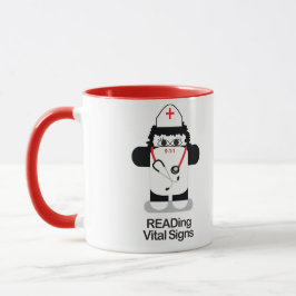 Sjuksköterskor LÄSTE livsviktigt tecken Mugg
