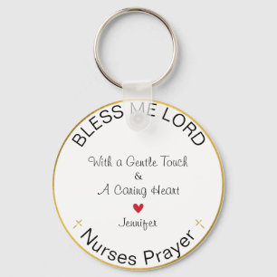 Sjuksköterskor Prayer Personlig Blesss Me Lord Nyckelring