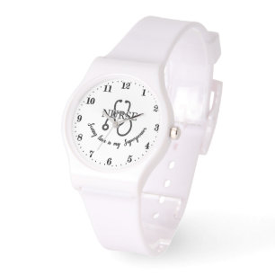 Sjuksköterskor som räddar liv supermakt ord art armbandsur