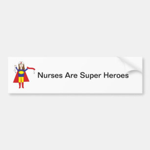 Sjuksköterskor Toppen Heroes (Brunette) Bildekal