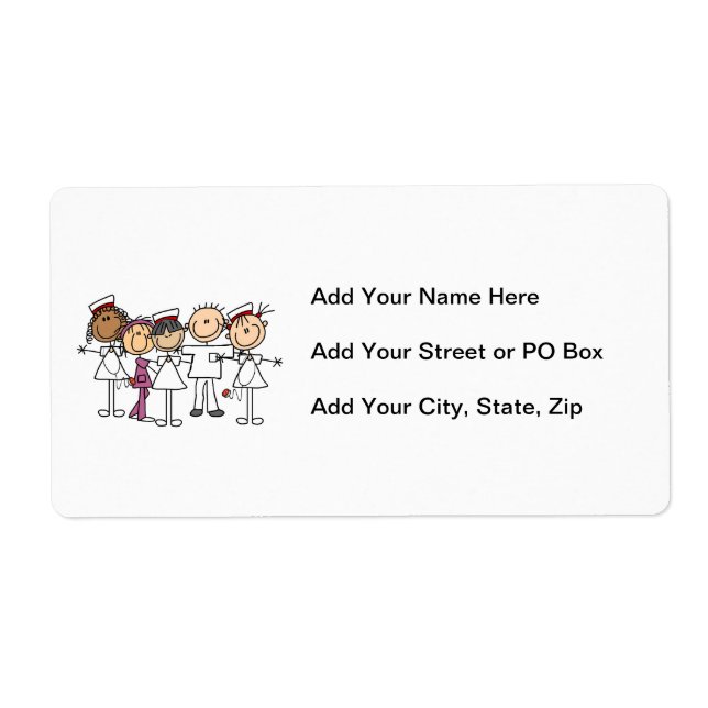 Sjuksköterskor Vecka T-shirts och gåvor Fraktsedel (Framsidan)