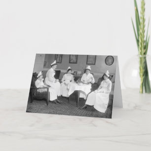 Sjuksköterskor vid Tea, tidigt 1900-talet Kort