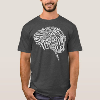 Sjuksköterskorna Week Brain Typography RN Neuronur T Shirt