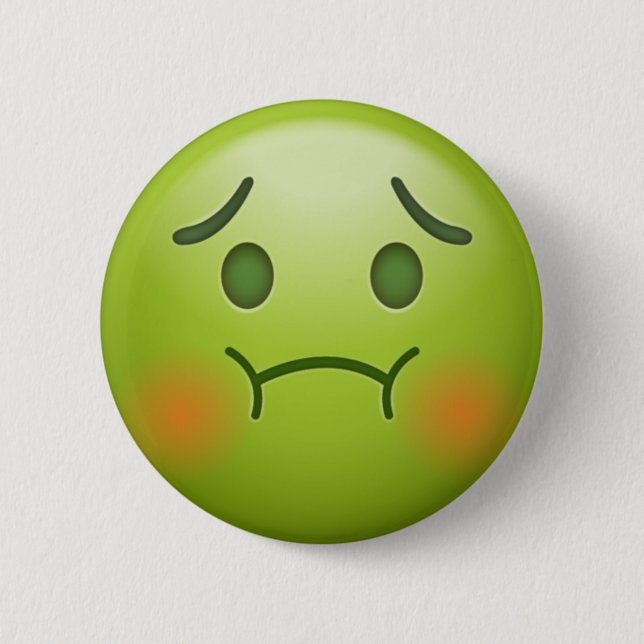 Sjukt notera Emoji ansikte Knapp (Framsida)
