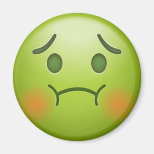 Sjukt notera Emoji ansikte Magnet