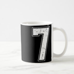 Sjukt nummer 7 Matchande kostym 67 Meme kostym Dis Kaffemugg