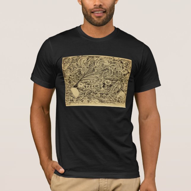 Sjukt rum, av Brian Benson  T-Shirt (Framsida)