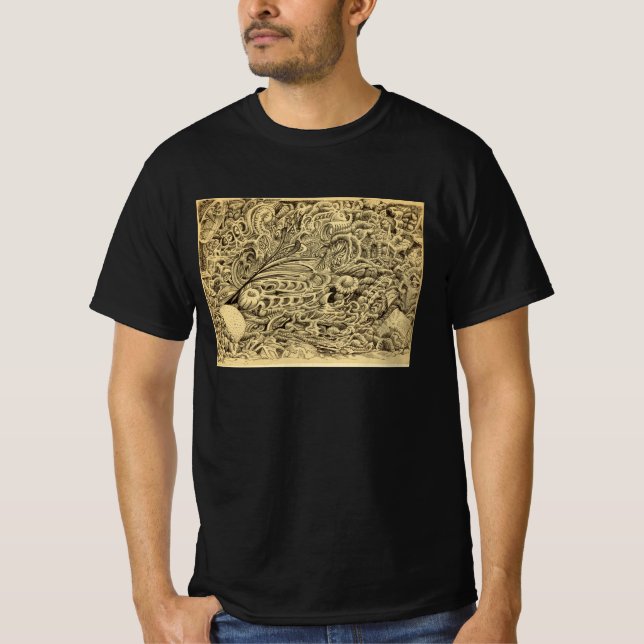 Sjukt rum, av Brian Benson  T-Shirt (Framsida)