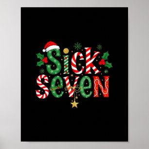 Sjukt Sjujuhundra Funny Meme 67 Sex Sju Roligt Jul Poster