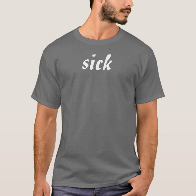 sjukt tee shirt (Framsida)