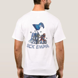 Sjukt välde - ödeflaggautslagsplats 1 (manar färg) t-shirt