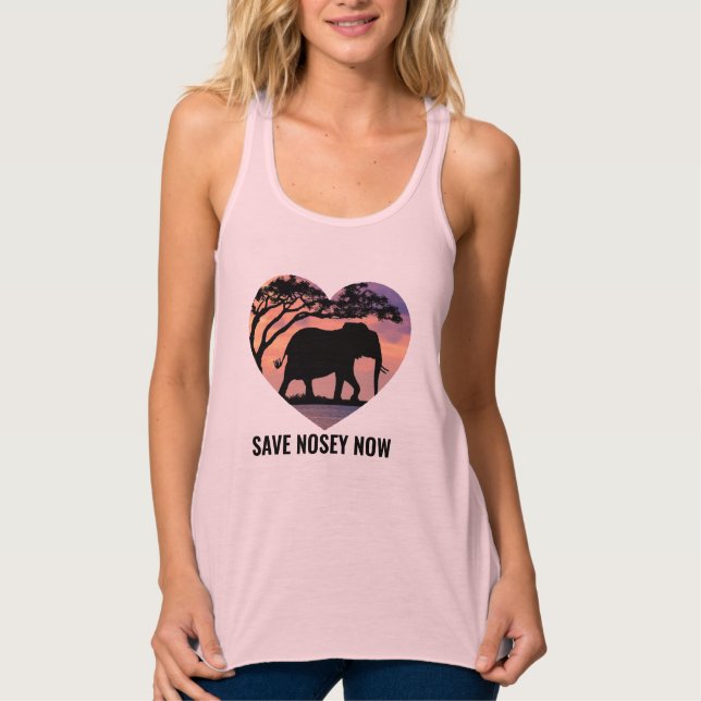 SJUKVÅR Spara Nosey nu Linne Med Racerback (Framsida)