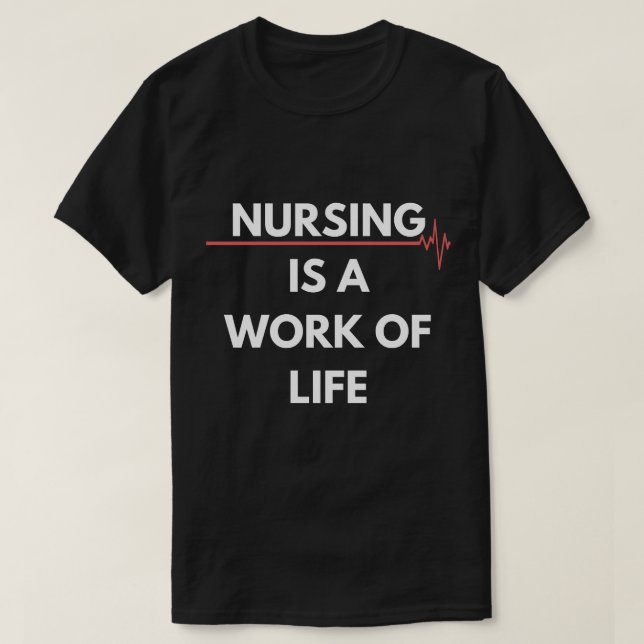 Sjukvård är ett livsverk i Vår T Shirt (Design framsida)